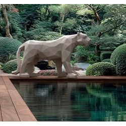 Statua di design Tiger Hyou Origami Vondom