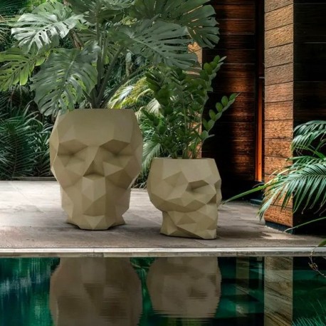 Skull Vondom Planter H43cm Medium