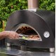 Moderno 1 Forno de Pizza Alfa Forni com Madeira Vermelha Antiga