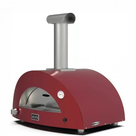 Moderno 1 Alfa Forni Forno Híbrido Forno Pizza Vermelho Antigo