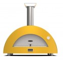 Moderno 3 Forno Alfa Forni Pizza com Lenha Amarelo Fogo