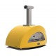 Moderno 3 Alfa Forni Pizzaofen mit antikem rotem Holz