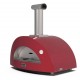 Moderno 2 Alfa Forni Pizzaoven in Antiek Rood Hout