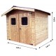 Abri de Jardin Bois Thermabri Habrita 4.87 m2