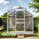 Habrita Aluminium Garden Greenhouse 5.90m2