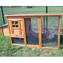 Poulailler de Jardin en bois 3-4 Poules Habrita 1.50m2