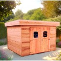 Wooden Garden Shed Dinan 3.4x3.4 Habrita 11.5m2