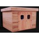 Wooden Garden Shed Dinan 3.4x3.4 Habrita 11.5m2