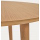 Mesa Redonda Extensible 90 a 170x90 madera roble Quio VeryForma