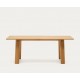 Extendable Rectangle Table 200 to 250x95 Lena VeryForma Natural Wood