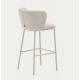 Set of 2 Elia VeryForma White and Black Metal High Stools