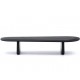 Black Oak Wood Coffee Table Lounge Pita VeryForma