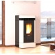 La Nordica Extraflame Lucia 12 kW Fogão Ventilado a Pellets Taupe