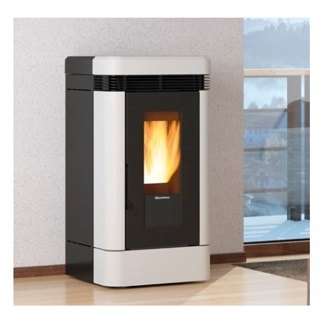 Poêle à granulés La Nordica Extraflame Lucia 12 kW ventilé Blanc