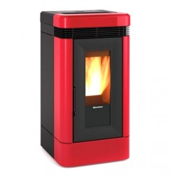 La Nordica Extraflame Lucia 12 kW Fogão Ventilado a Pellets Bordeaux