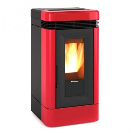 La Nordica Extraflame Lucia 12 kW geventileerde pelletkachel Bordeaux