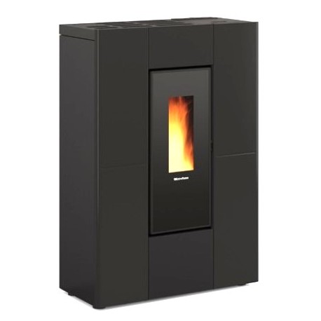 La Nordica Extraflame Luisella 5kW Fogão a Pellets Ventilado Estreito Borgonha