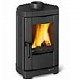 Nordica Extraflame Fedora 8,3kW Staal Houtkachel Zwart