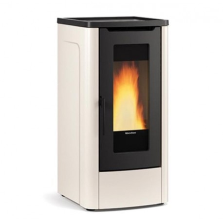 Dahiana Plus VFS 10 kW Ducted Pellet Stove La Nordica Extraflame Ivory