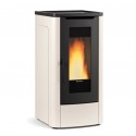 Dahiana Plus VFS 10 kW Estufa de pellets canalizada La Nordica Extraflame Ivory