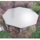 Winter cover for octagonal wooden pools 530 grey P-PB 580