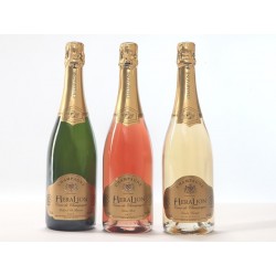 Champagne HeraLion Mix Sélection Eclat d'Or, Rosé, Vintage - 3 Blles